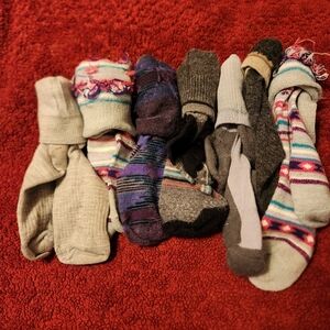 Assorted warm Socks, 7 pair